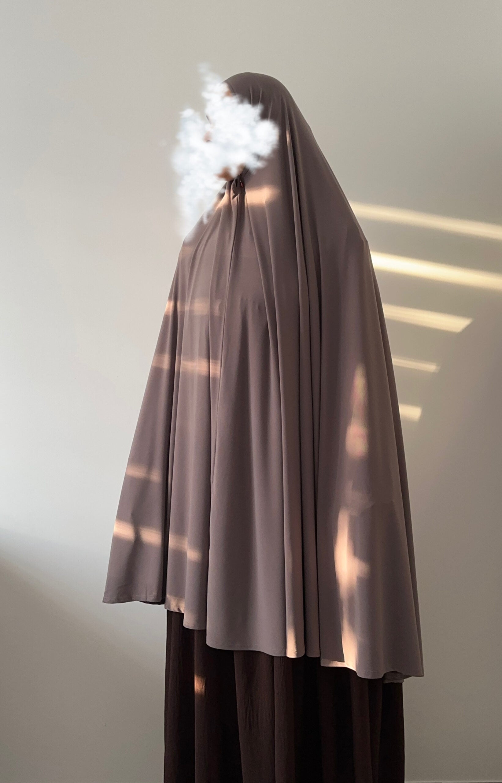 Khimar Long Jersey Premium A Enfiler