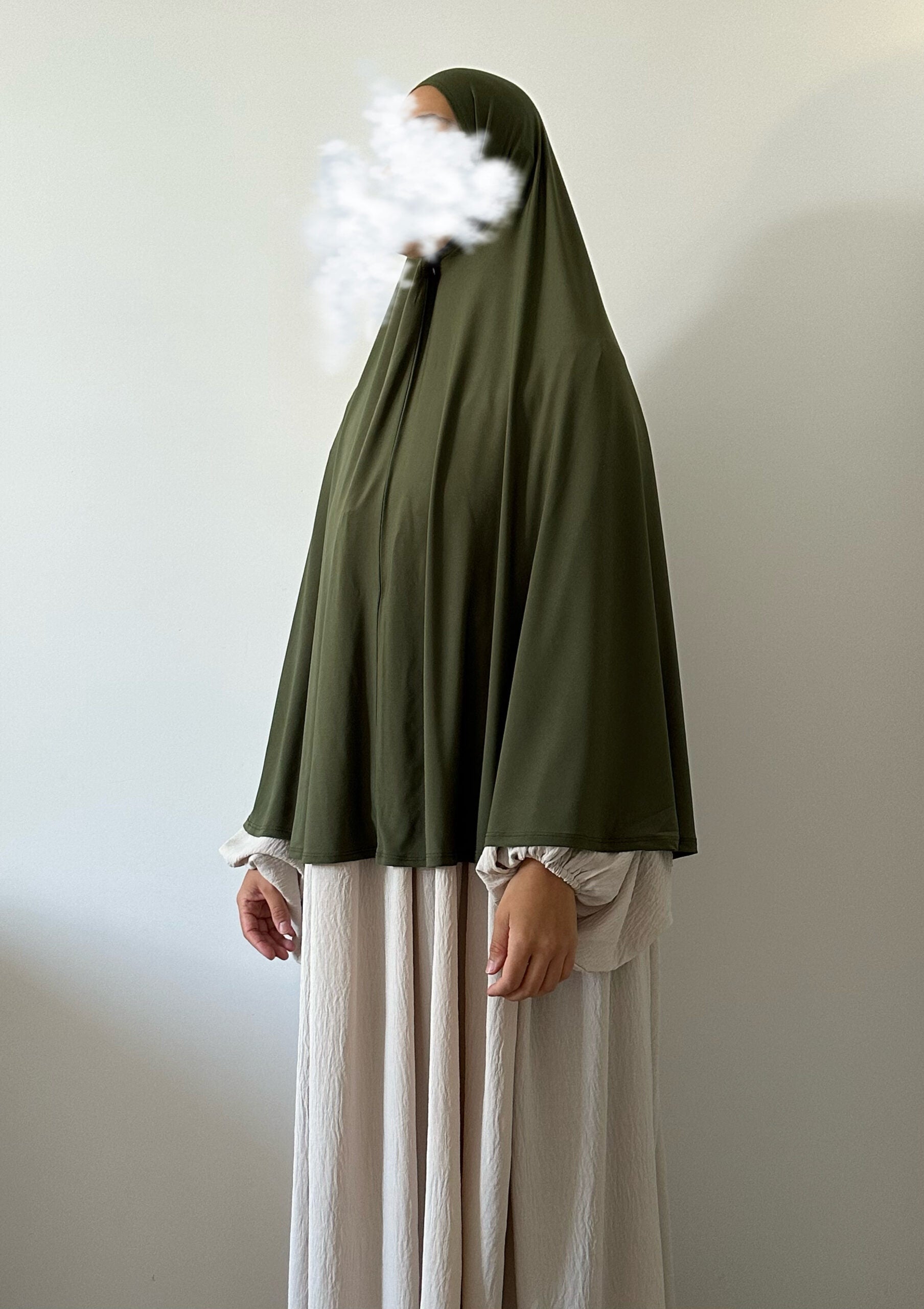 Khimar Court Jersey Premium A Enfiler